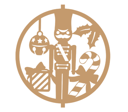 405 Wooden Nutcracker Ornament