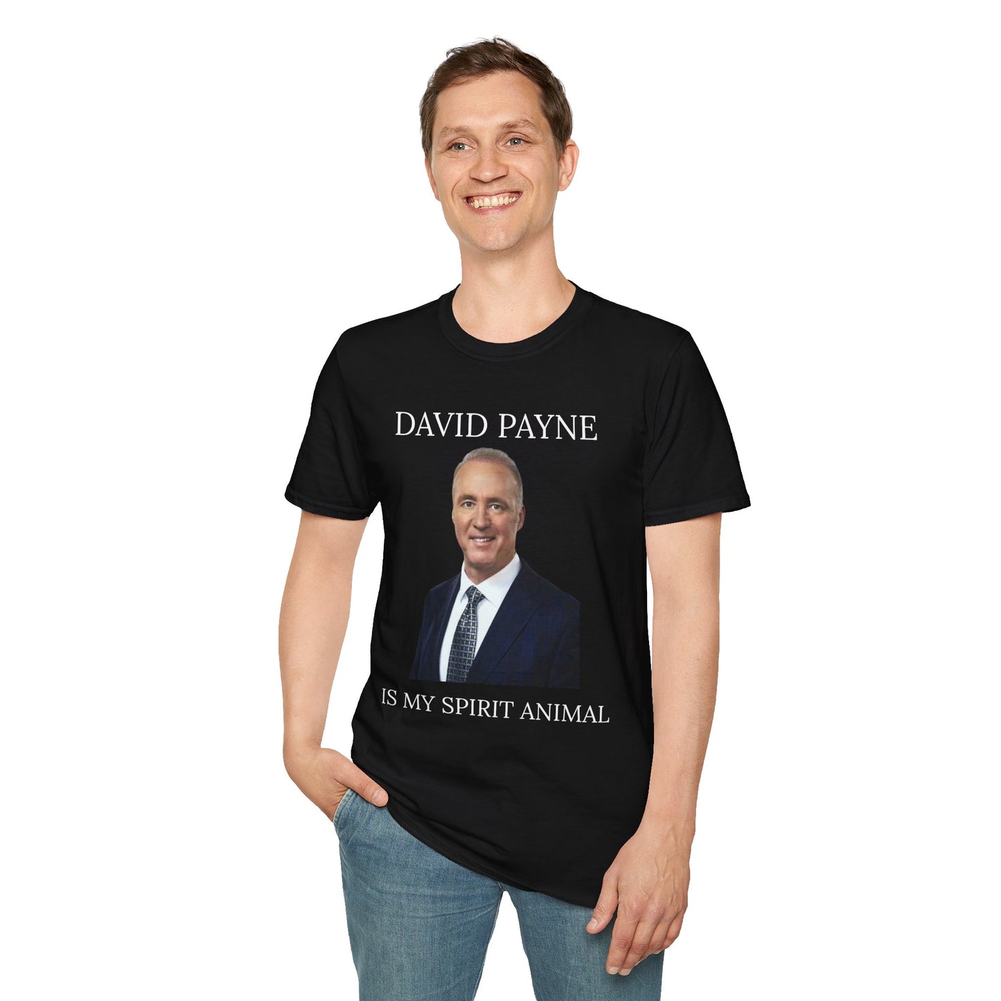 "David Payne Is My Spirit Animal" Novelty Tee-Dark