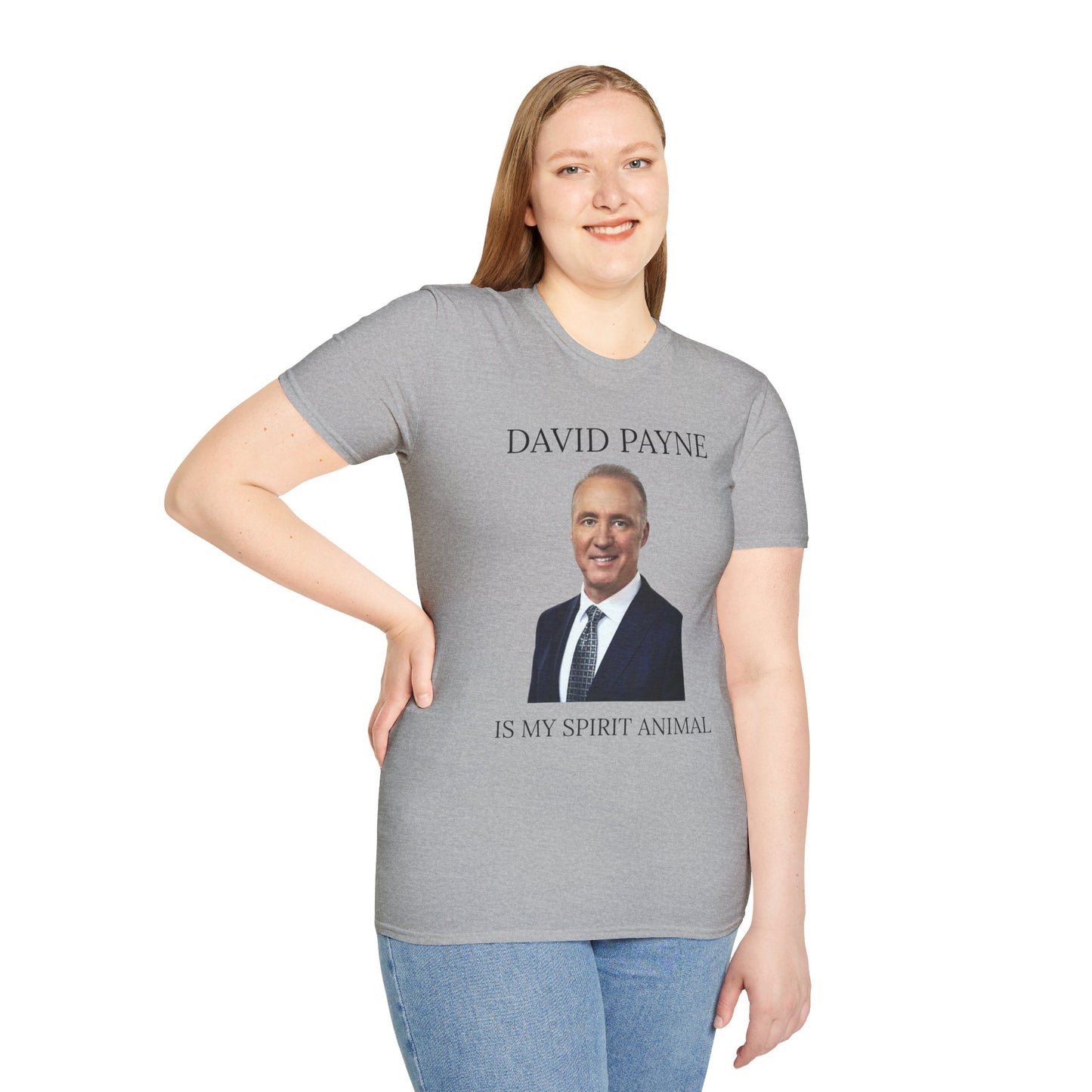 "David Payne Is My Spirit Animal" Graphic Tee- Light