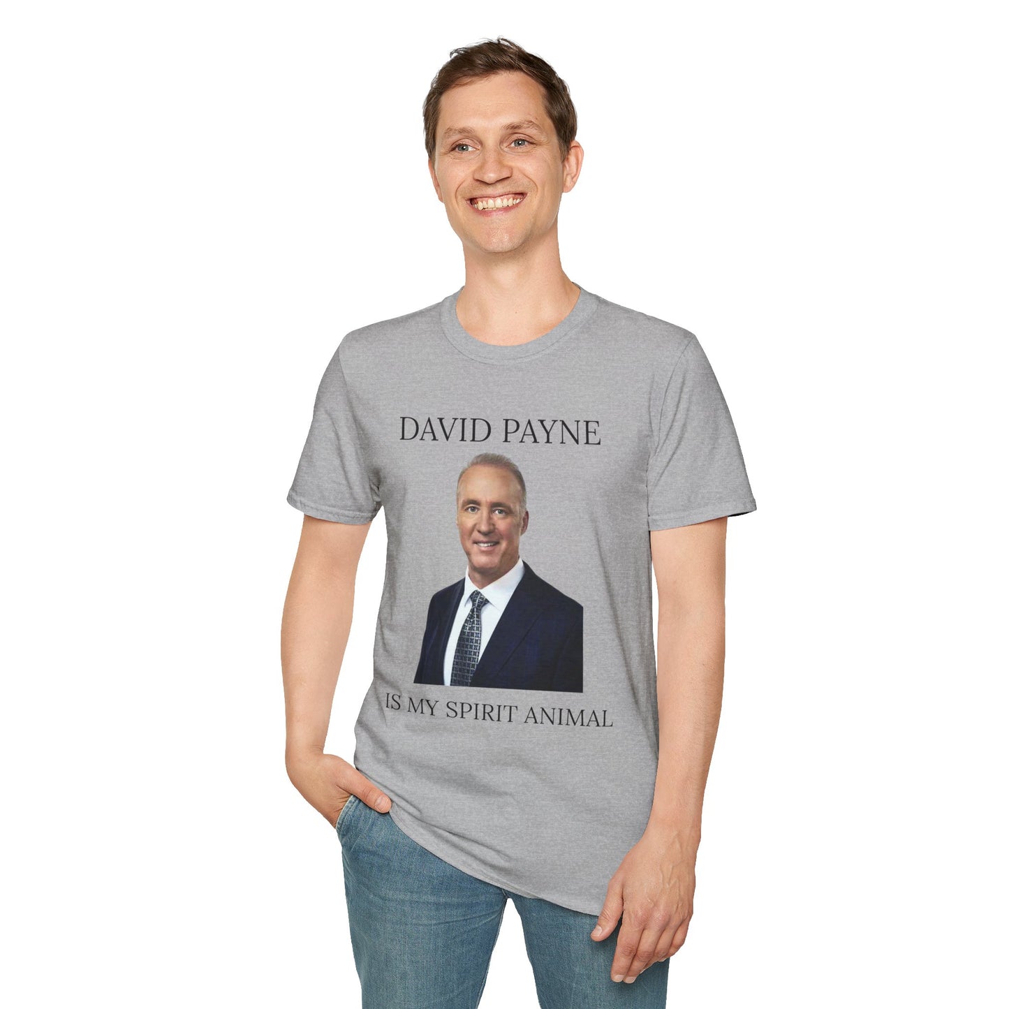 "David Payne Is My Spirit Animal" Graphic Tee- Light