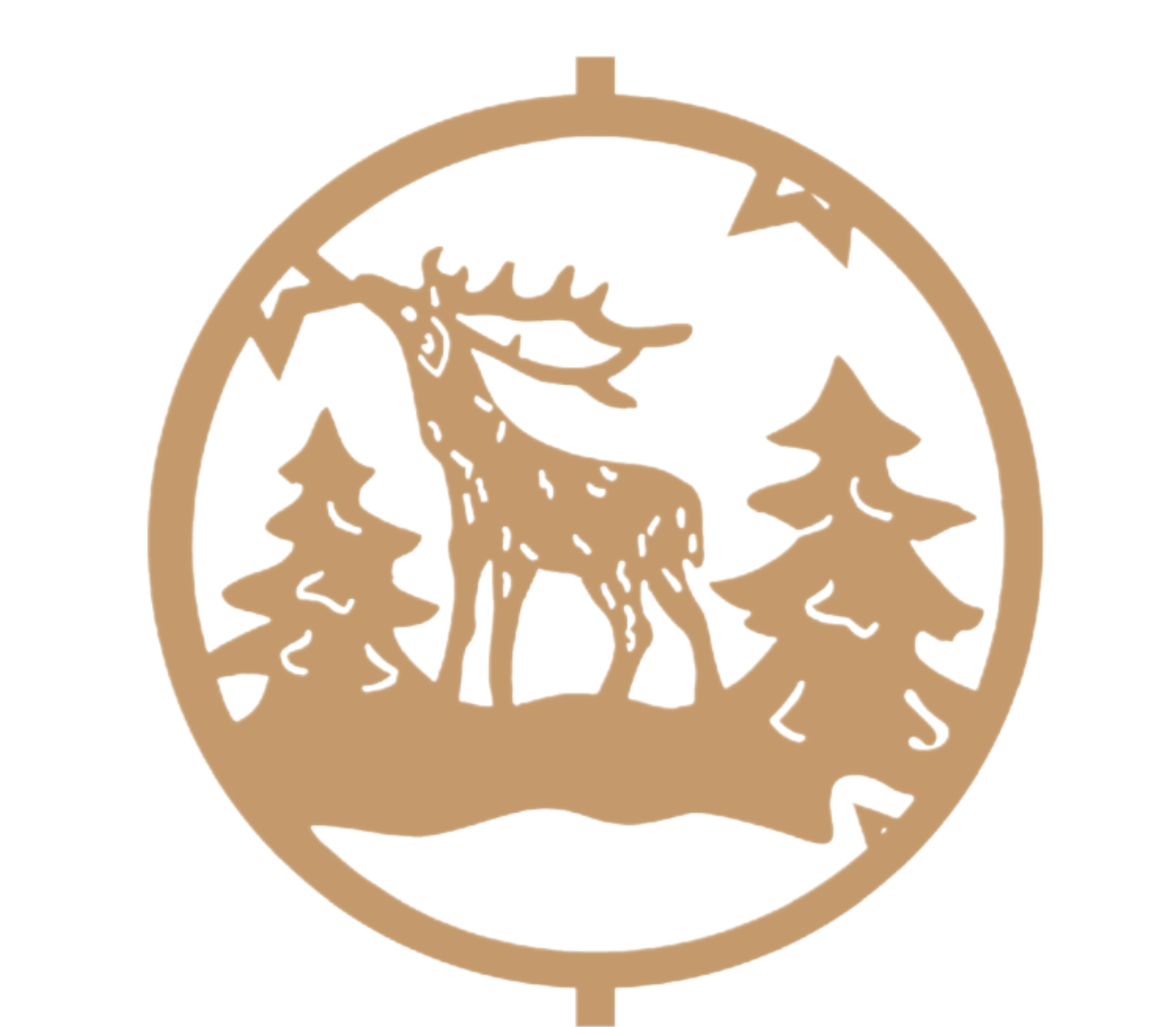 405 Reindeer Ornament