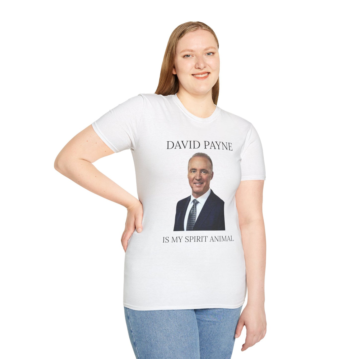 "David Payne Is My Spirit Animal" Graphic Tee- Light
