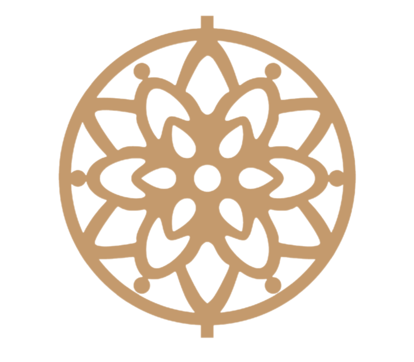 405 Wooden Mandala Ornament