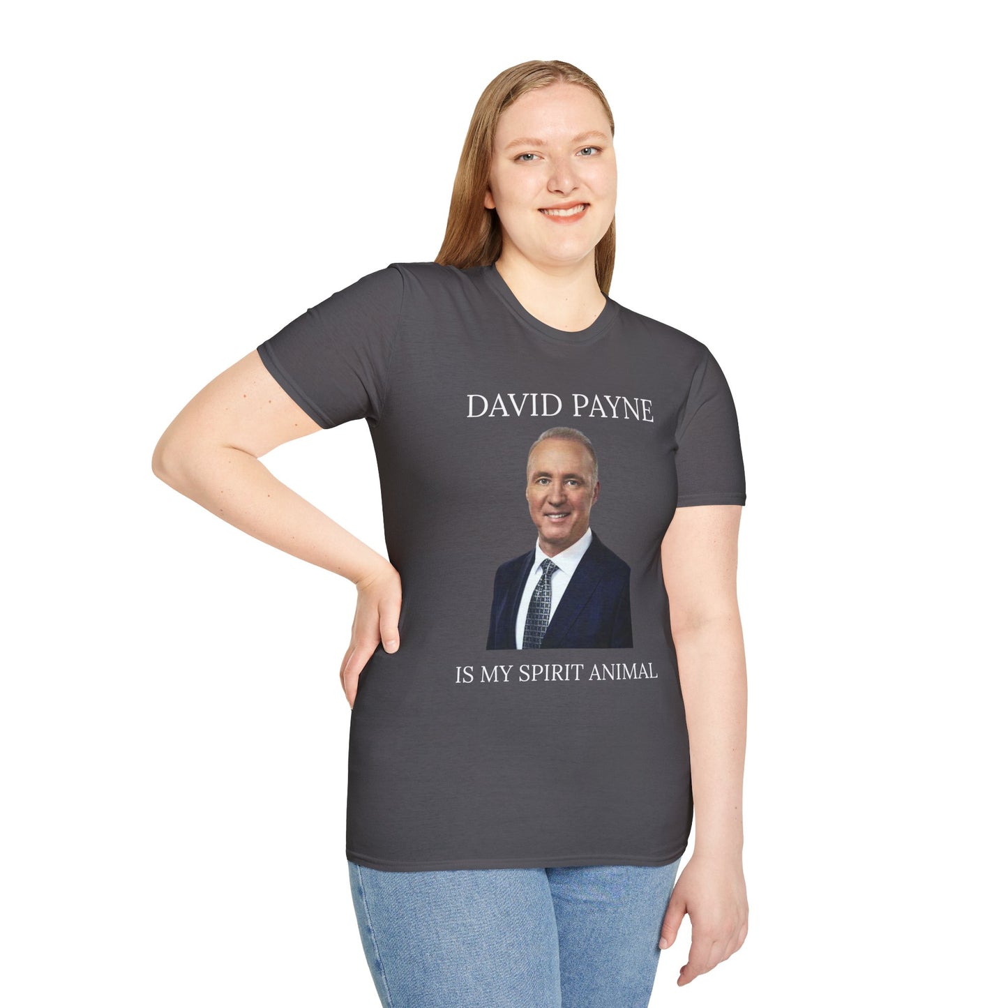 "David Payne Is My Spirit Animal" Novelty Tee-Dark