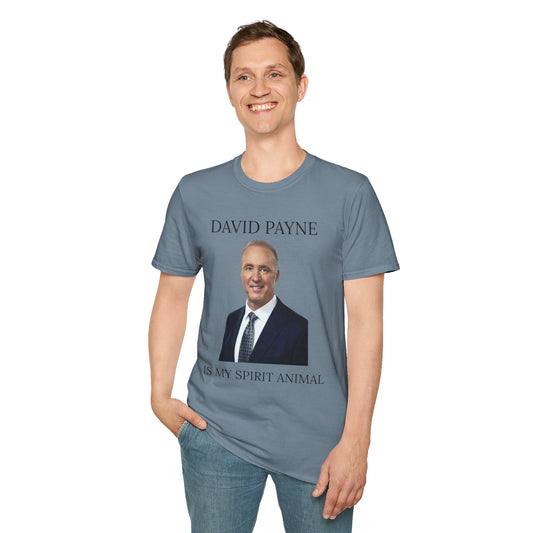 "David Payne Is My Spirit Animal" Graphic Tee- Light