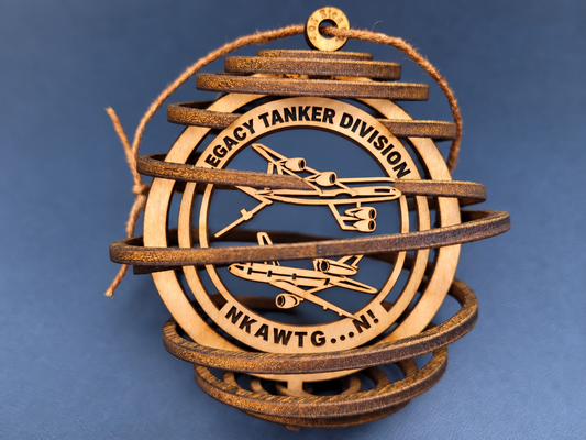 Legacy Tanker Division Wooden Ornament