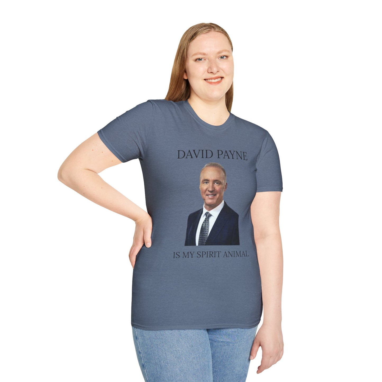 "David Payne Is My Spirit Animal" Graphic Tee- Light