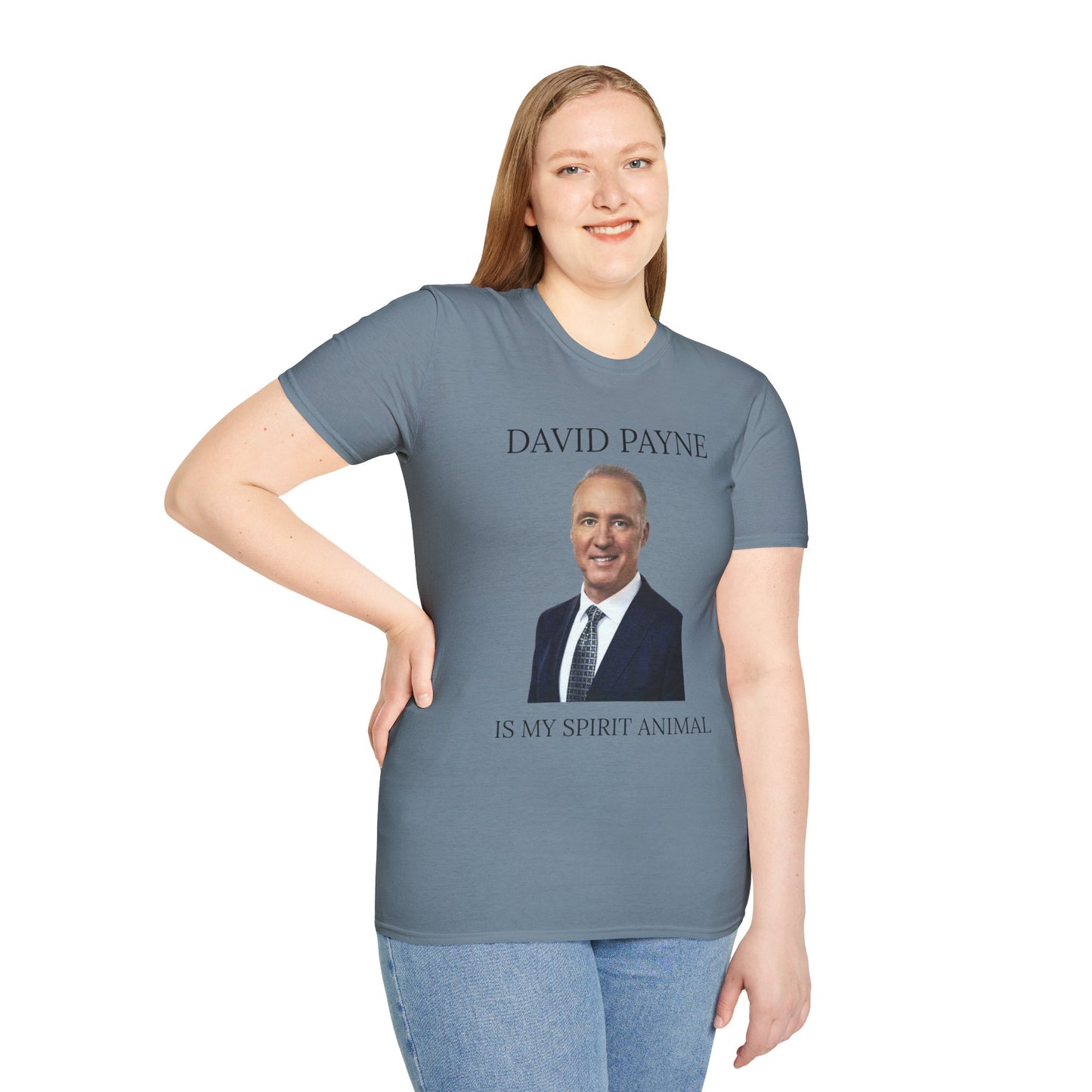 "David Payne Is My Spirit Animal" Graphic Tee- Light