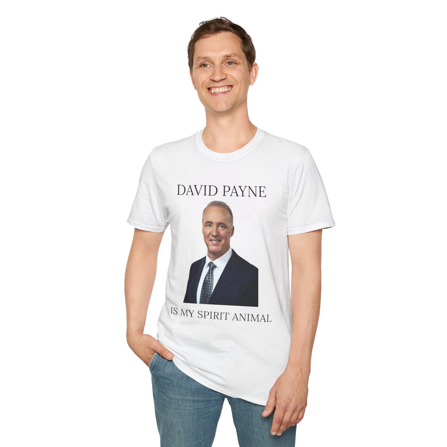 "David Payne Is My Spirit Animal" Graphic Tee- Light