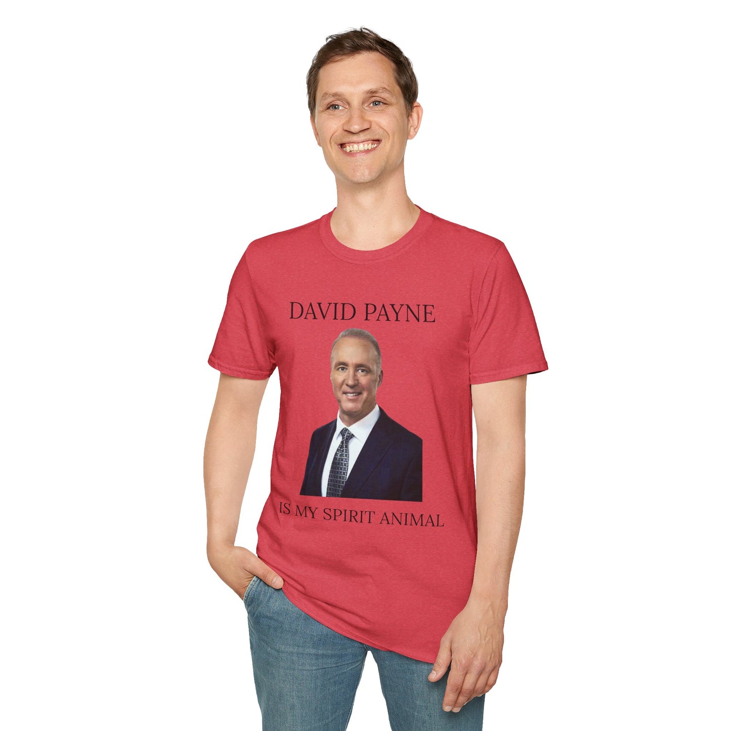 "David Payne Is My Spirit Animal" Graphic Tee- Light