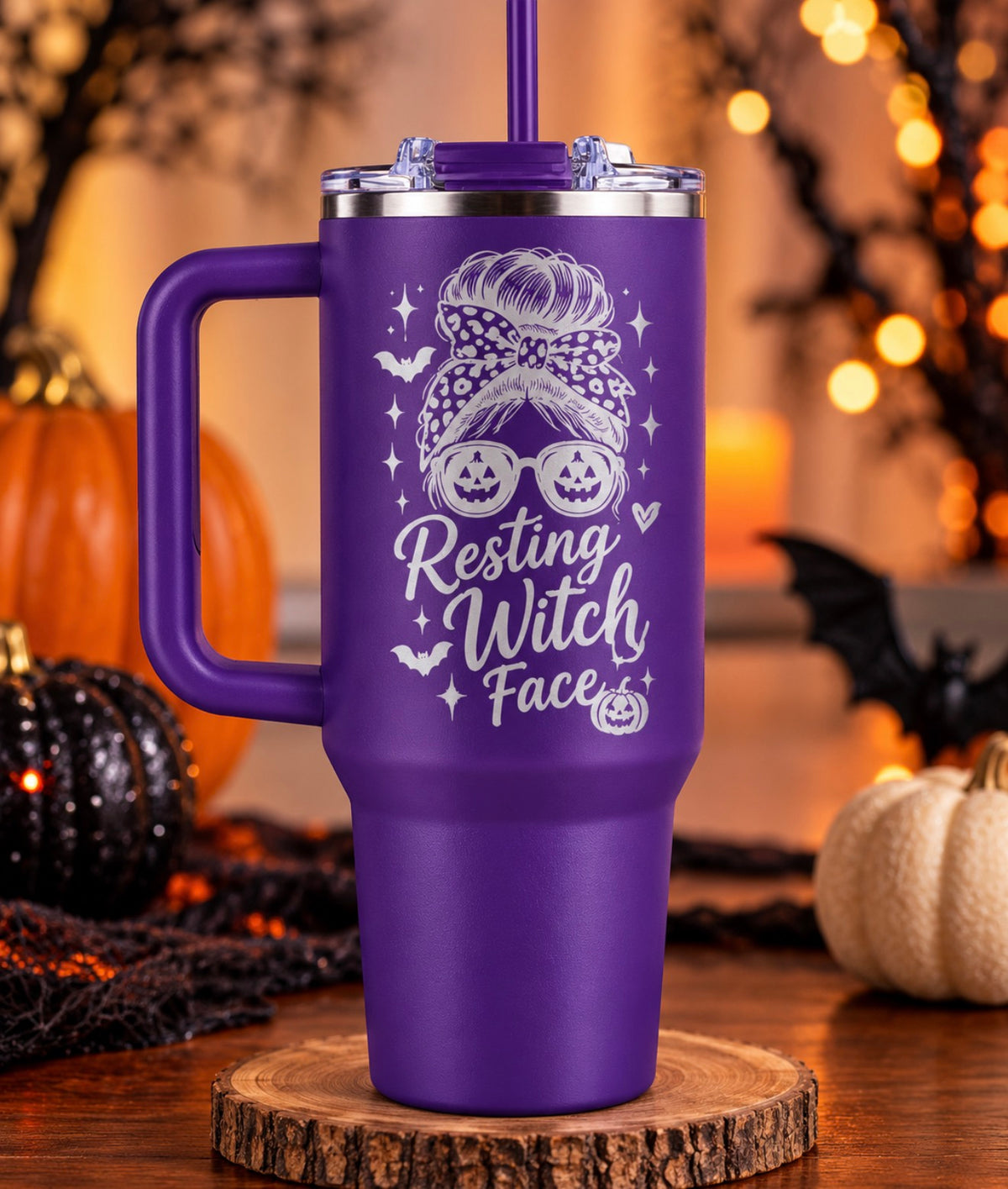 Basic Witches & Spooky B*tches | 40 oz Halloween Tumblers