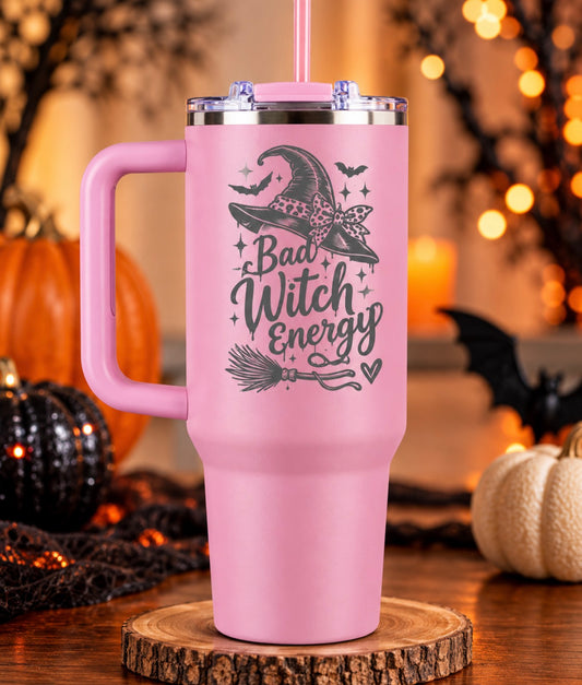 Basic Witches & Spooky B*tches | 40 oz Halloween Tumblers