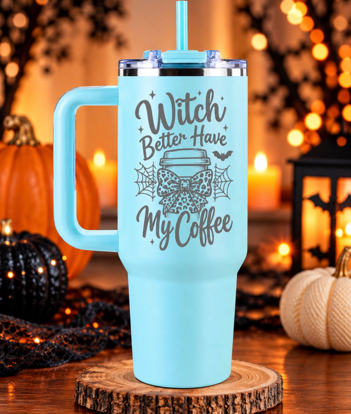 Basic Witches & Spooky B*tches | 40 oz Halloween Tumblers