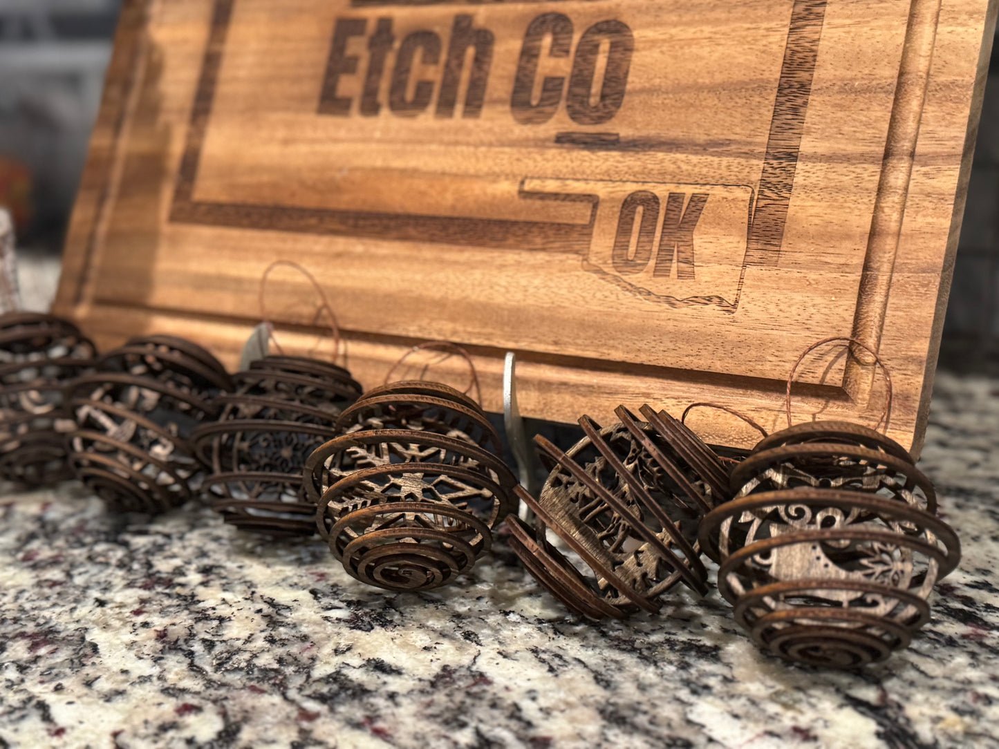 405 Wooden Angel Ornament